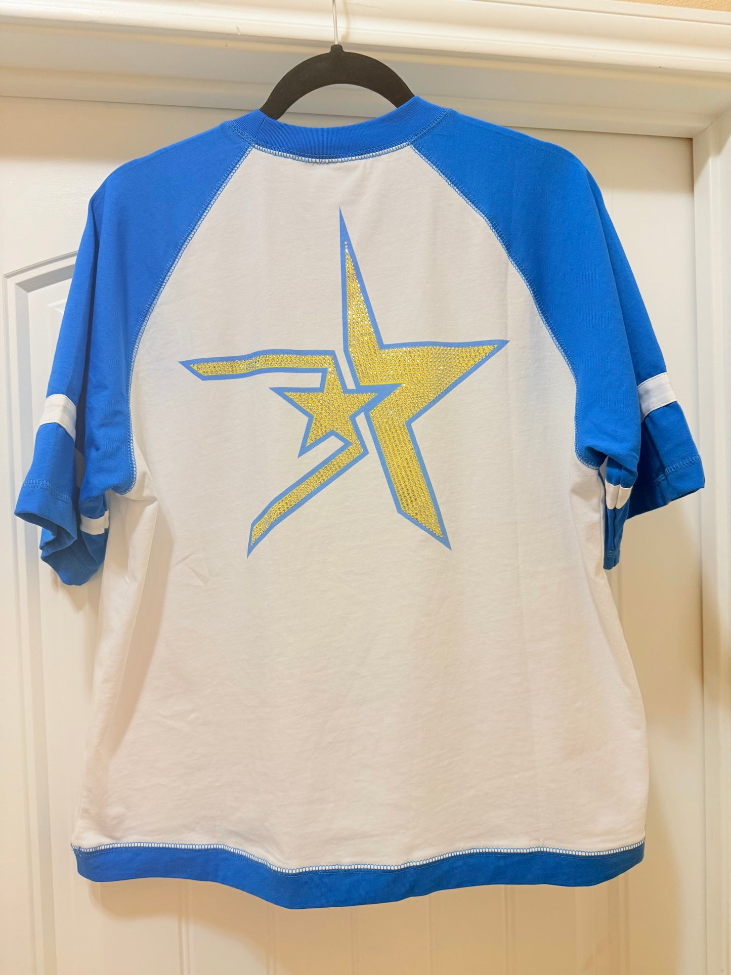 “UCLA” UTOPIAN RHINESTONE BASEBALL TEE