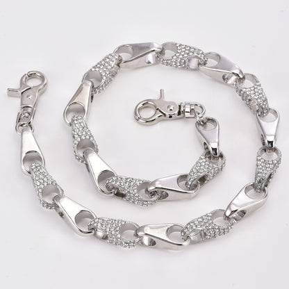 UTOPIAN RHINESTONE WALLET CHAIN