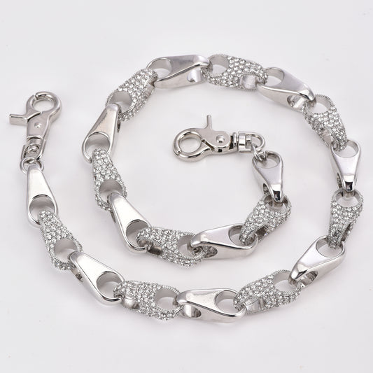 UTOPIAN RHINESTONE WALLET CHAIN