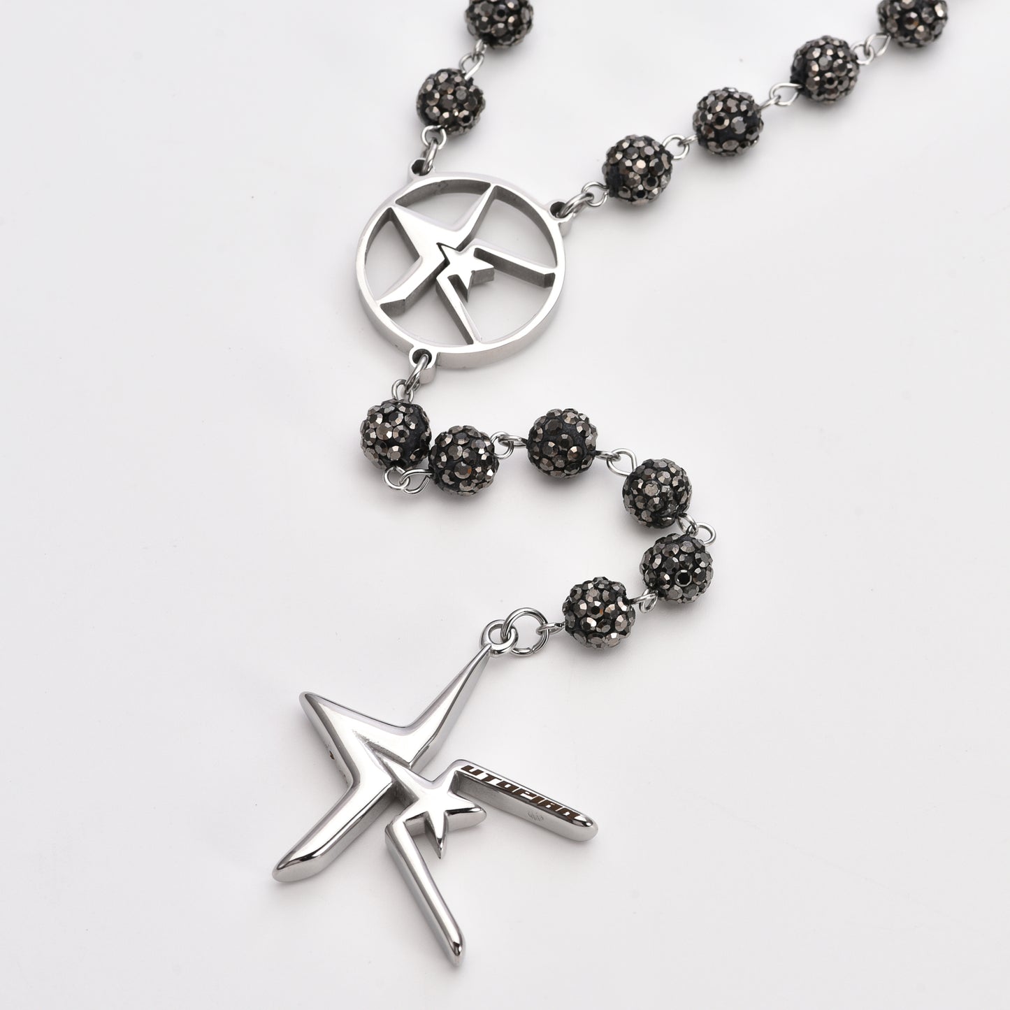 “BLACK” UTOPIAN RHINESTONE NECKLACE