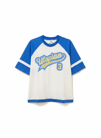 “UCLA” UTOPIAN RHINESTONE BASEBALL TEE